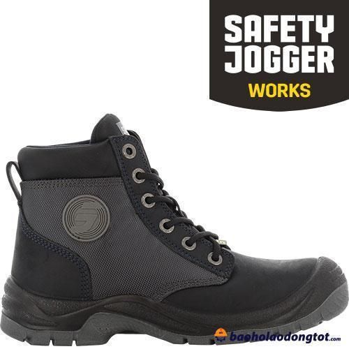 Giày Safety Jogger DAKAR màu đen và màu nâu