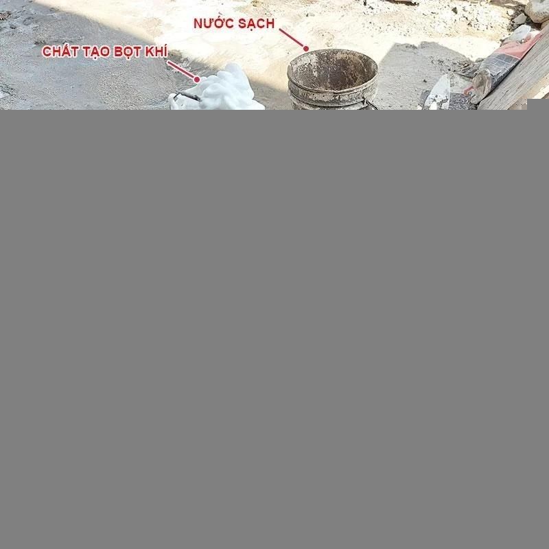 cách làm bê tông bọt, tự làm bê tông siêu nhẹ cách làm bê tông bọt, tự làm bê tông siêu nhẹ