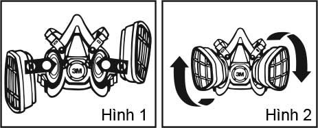 cách lắp phin lọc vào mặt nạ phòng độc