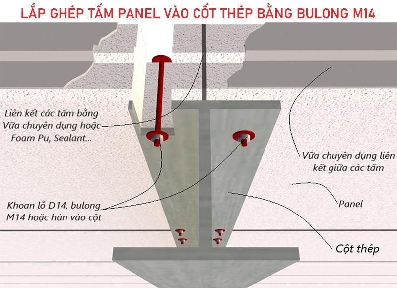 cách thi công tường vách ngăn chống cháy nhà xưởng bằng bê tông nhẹ