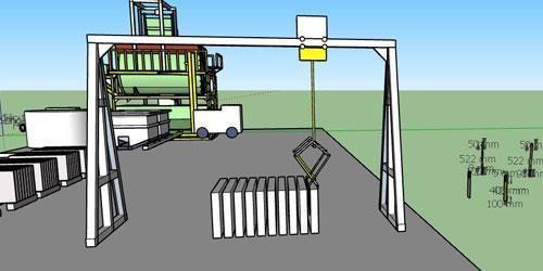 dây chuyền sản xuất gạch bê tông nhẹ tấm bê tông nhẹ 10m3