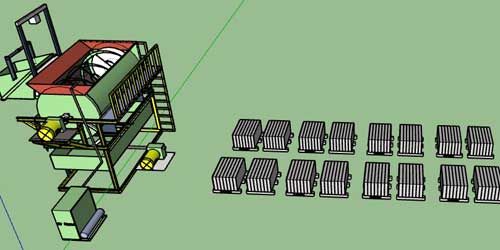 dây chuyền sản xuât gạch và tấm panel bê tông nhẹ