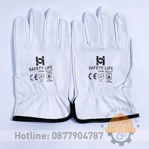 găng tay hàn TIG MIG safety life loại ngắn găng tay hàn TIG MIG safety life loại ngắn