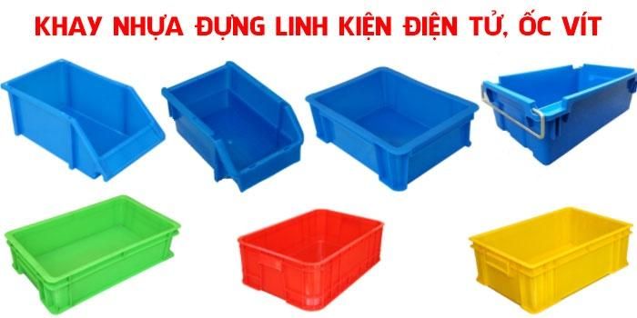 khay nhựa đựng linh kiện điện tử, ốc vít