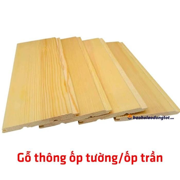 gỗ thông ốp tường