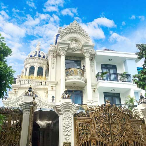 mẫu nhà biệt thự xây bằng bê tông nhẹ mẫu nhà biệt thự xây bằng bê tông nhẹ
