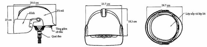 mũ bảo hộ pccc mẫu số 3 theo thông tư 48