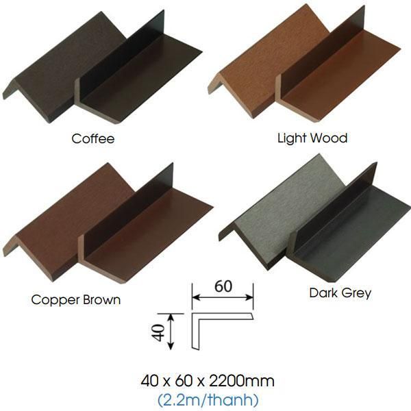 nẹp góc v sàn gỗ nhựa ngoài trời 40x60 nẹp góc v sàn gỗ nhựa ngoài trời 40x60