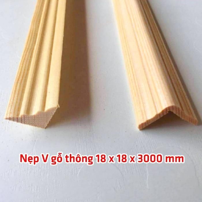 nẹp V gỗ thông