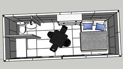 Bản vẽ nhà container lắp ghép bằng tấm panel bê tông nhẹ Bản vẽ nhà container lắp ghép bằng tấm panel bê tông nhẹ