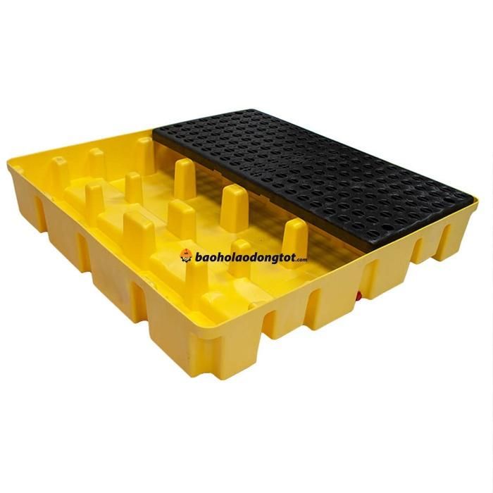 pallet chống tràn 4 phuy