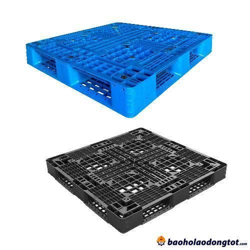 pallet nhựa liền khối 2 mặt