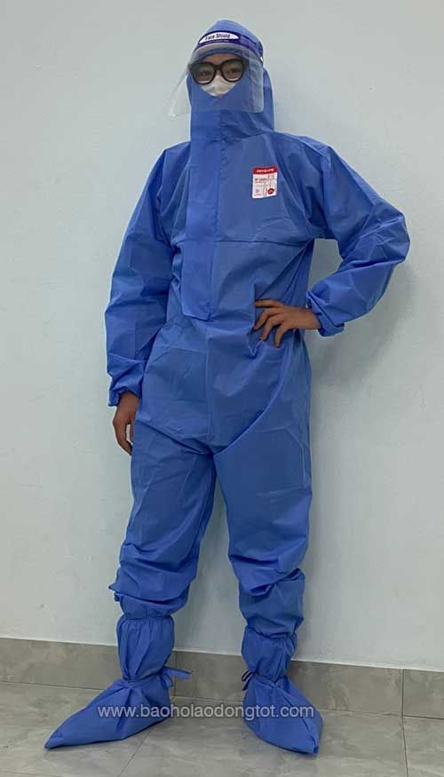 quần áo phòng dịch covid 19 màu xanh quần áo phòng dịch covid 19 màu xanh