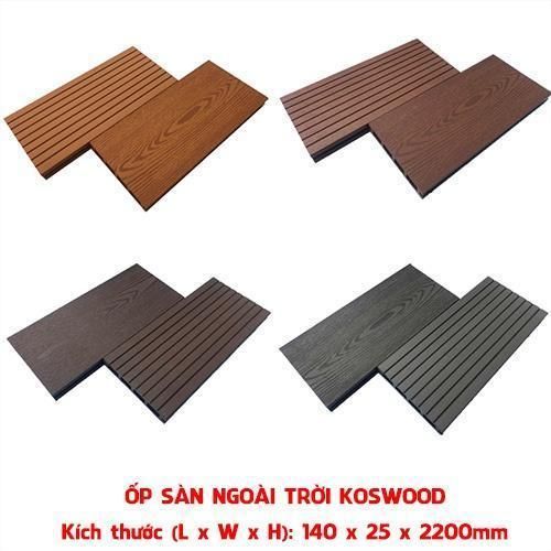 sàn gỗ nhựa ngòai trời Koswood