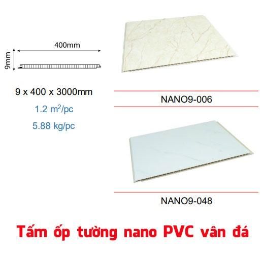 tấm ốp nano pvc vân đá