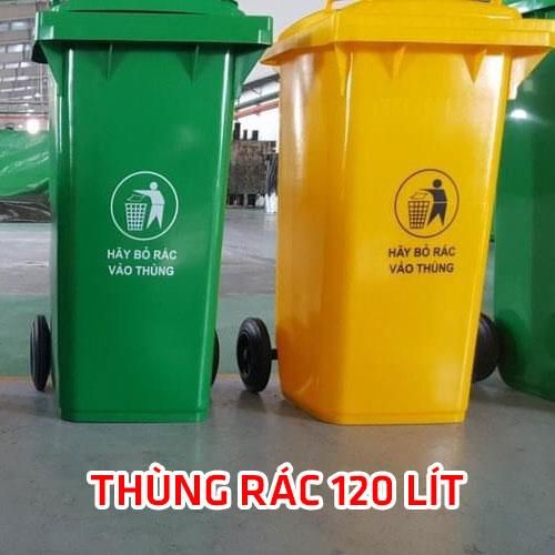 thùng rác nhựa 120 lít