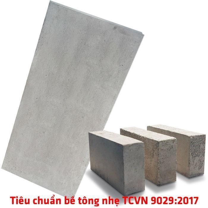 tiêu chuẩn bê tông nhẹ TCVN 9029:2017