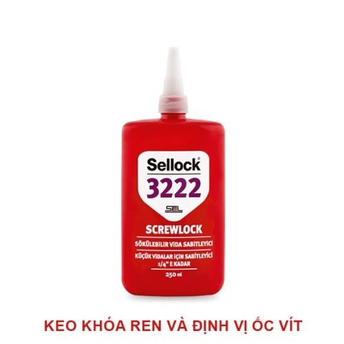 Keo khóa ren và định vị ốc vít Sellock 3222 Screwlock