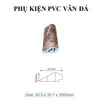 Phào kết thúc vân đá phụ kiện tấm ốp PVC vân đá