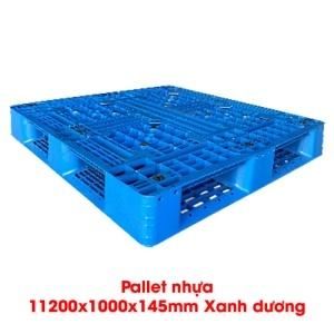 Pallet nhựa 11200x1000x145mm Xanh dương