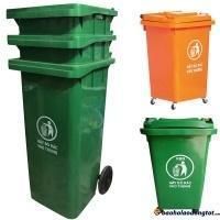 Thùng rác nhựa 120 lít thùng rác công cộng
