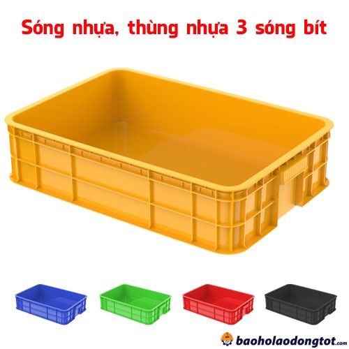 thùng nhựa 3 sóng bít thùng nhựa 3 sóng bít