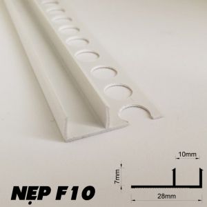 Nẹp tách khe vật liệu F10 (nẹp nhựa F10)