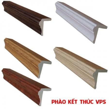 Phào chỉ PS vân gỗ giả gỗ, Phào kết thúc UVPS trang trí trần tường