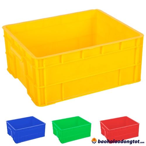 Thùng nhựa 4 sóng bít vuông cao Thùng nhựa 4 sóng bít vuông cao