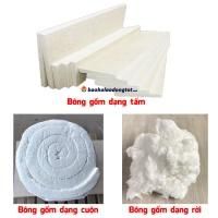 Bông gốm ceramic fiber cách chiệt chịu lửa (bông gốm chịu nhiệt)