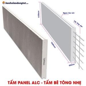 Tấm panel ALC Eblock tấm bê tông khí chưng áp siêu nhẹ