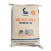 Vữa khô trộn sẵn CTA xây tô trát skim coat Mac75 Mac100