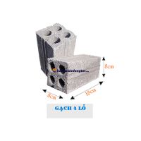 Gạch block bê tông 4 lỗ 8x8x18cm