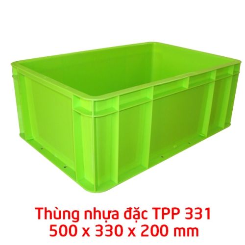 Thùng nhựa đặc TPP 331