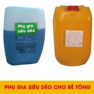 Phụ gia siêu dẻo cho bê tông hóa dẻo tăng cường độ, giảm nước