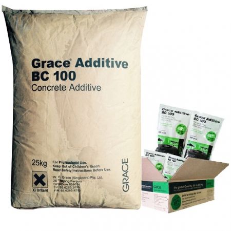 Phụ gia bột Grace BC 100 phụ gia bột siêu dẻo bê tông