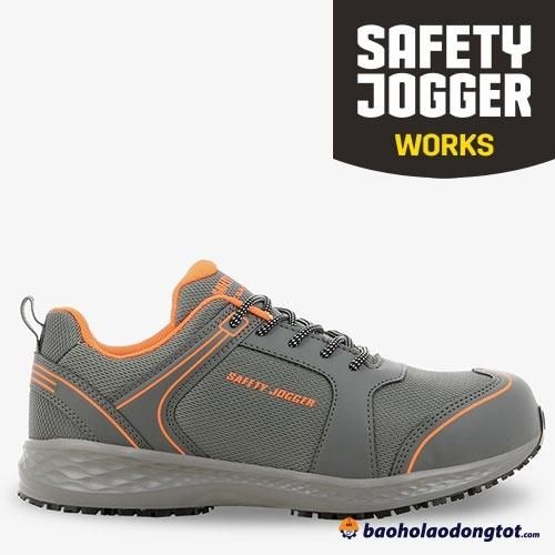 Giày Safety Jogger BALTO S1P siêu nhẹ Color Grey Navy Size 36-47